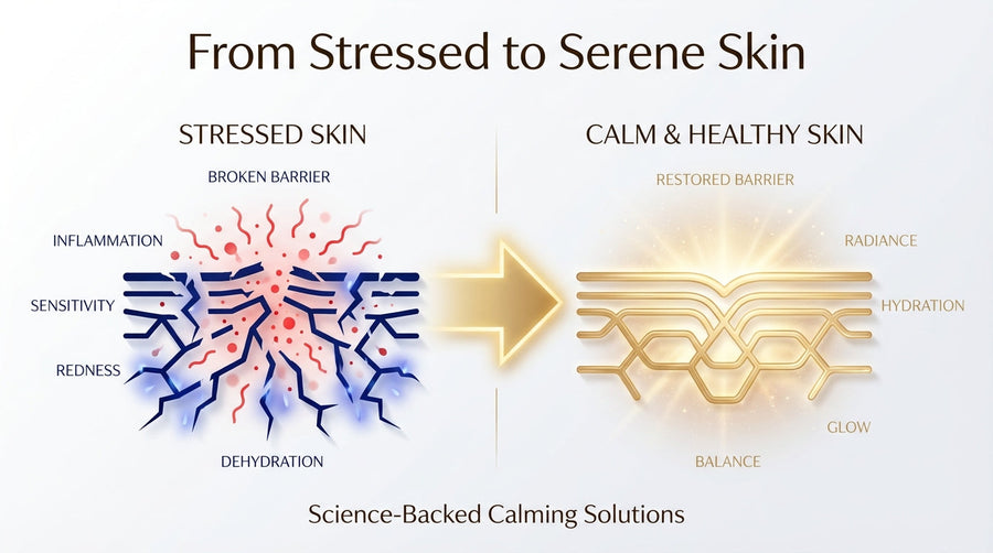 Skincare for Stress: Best Calming Ingredients & Tips